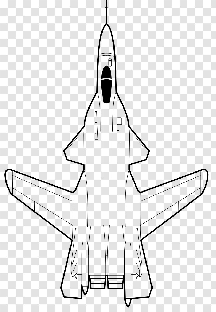 Sukhoi Su-47 Airplane Su-30 Drawing Su-37 - Point - Jet Transparent PNG