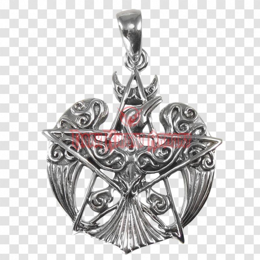 Pentacle Charms & Pendants Jewellery Wicca Necklace - Common Raven Transparent PNG