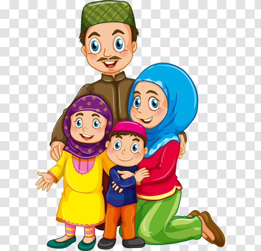 Muslim Islam Family Clip Art - Child - Mouslim Transparent PNG