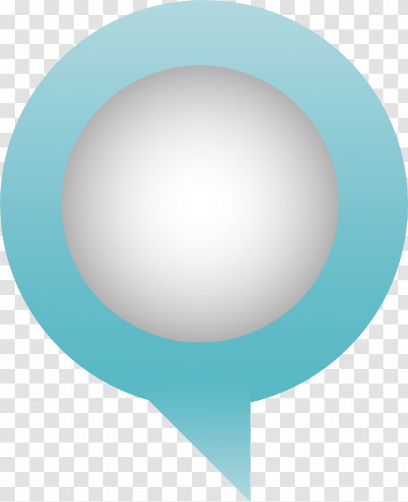 Blue Circle - Sphere - Hand Painted Transparent PNG