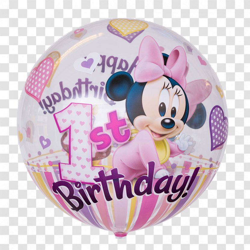 Minnie Mouse Toy Balloon Birthday - Ballon Transparent PNG