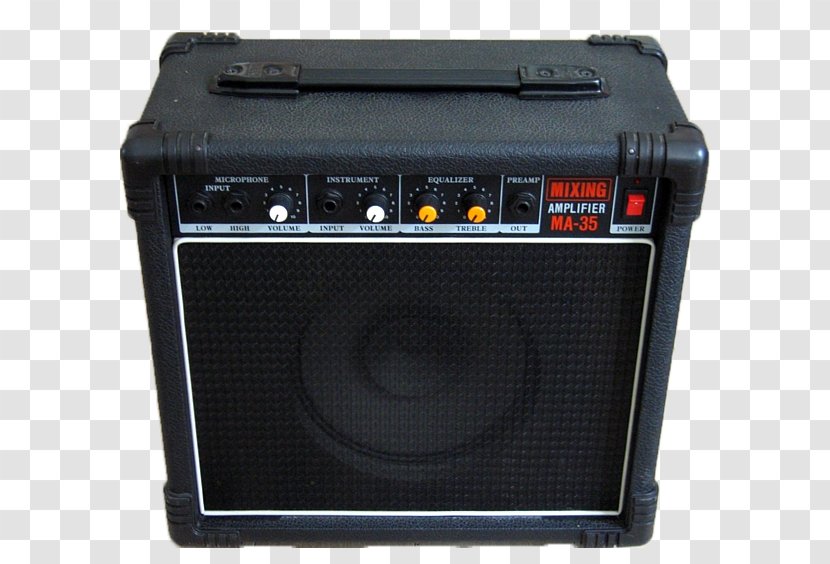 Guitar Amplifier Sound Box Electronics - Electronic Instrument - Hardware Transparent PNG