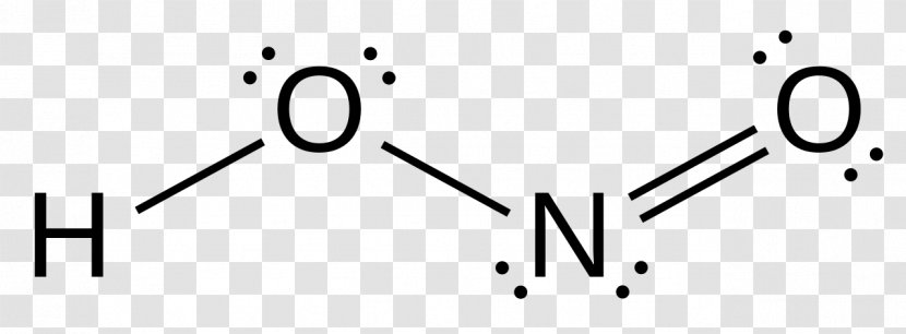 Nitrous Acid Lewis Structure Nitric Chemistry - Silhouette - Flower Transparent PNG