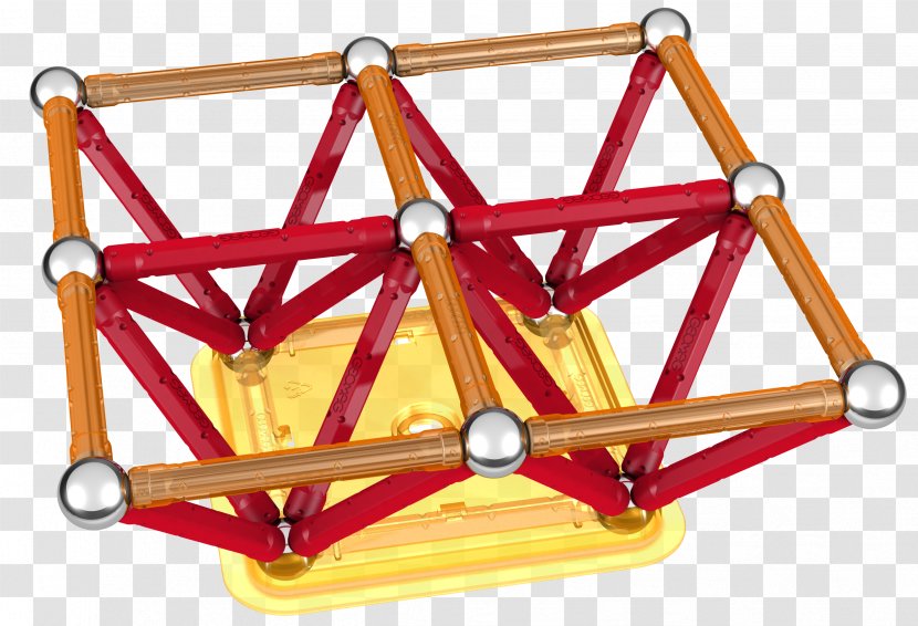 Geomag Construction Set Magnetism Toy Block Craft Magnets - Bicycle Frame Transparent PNG