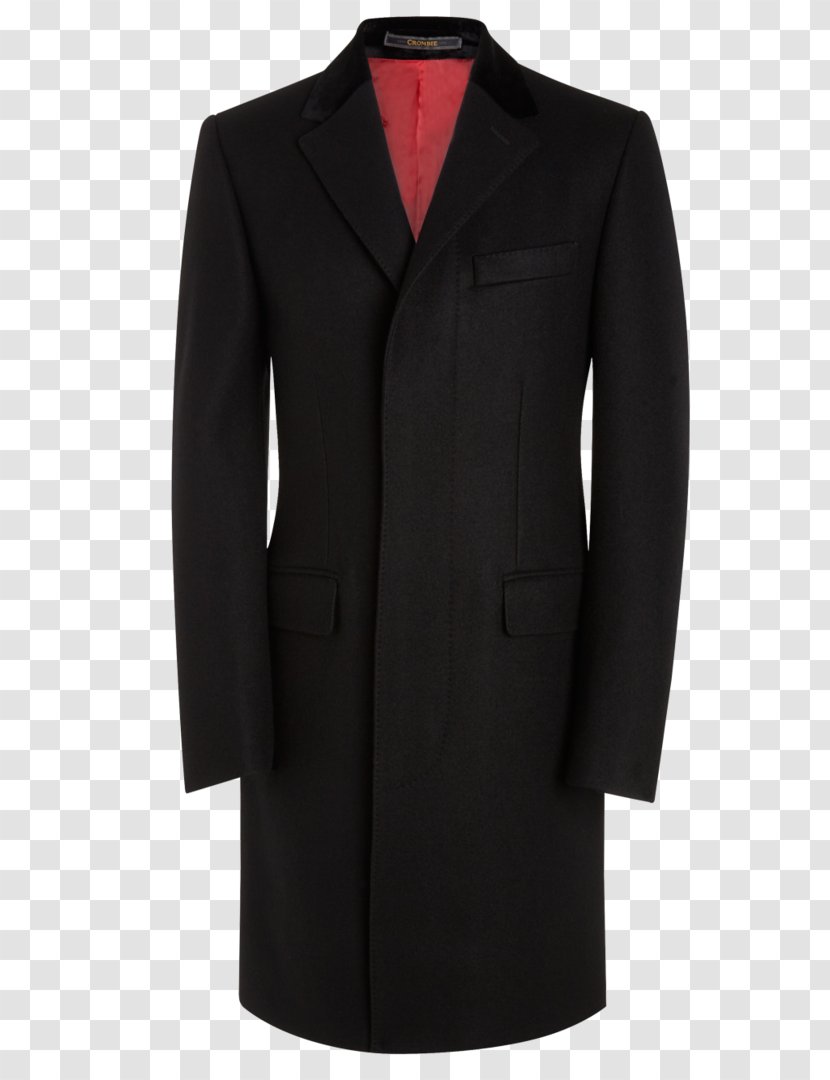 J&J Crombie Ltd Overcoat Jacket Lapel - Designer Transparent PNG