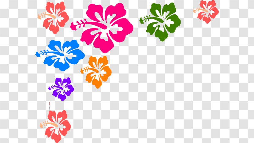 Hawaiian Hibiscus Free Content Clip Art - Royaltyfree - Floral Line Cliparts Transparent PNG