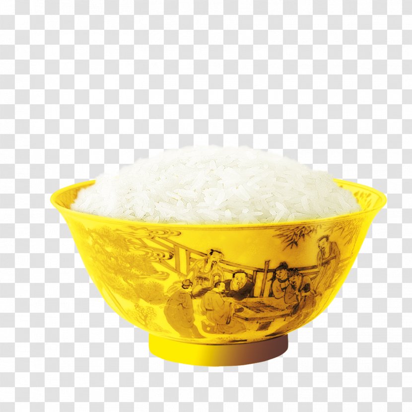 Cooked Rice Bowl Oryza Sativa Transparent PNG