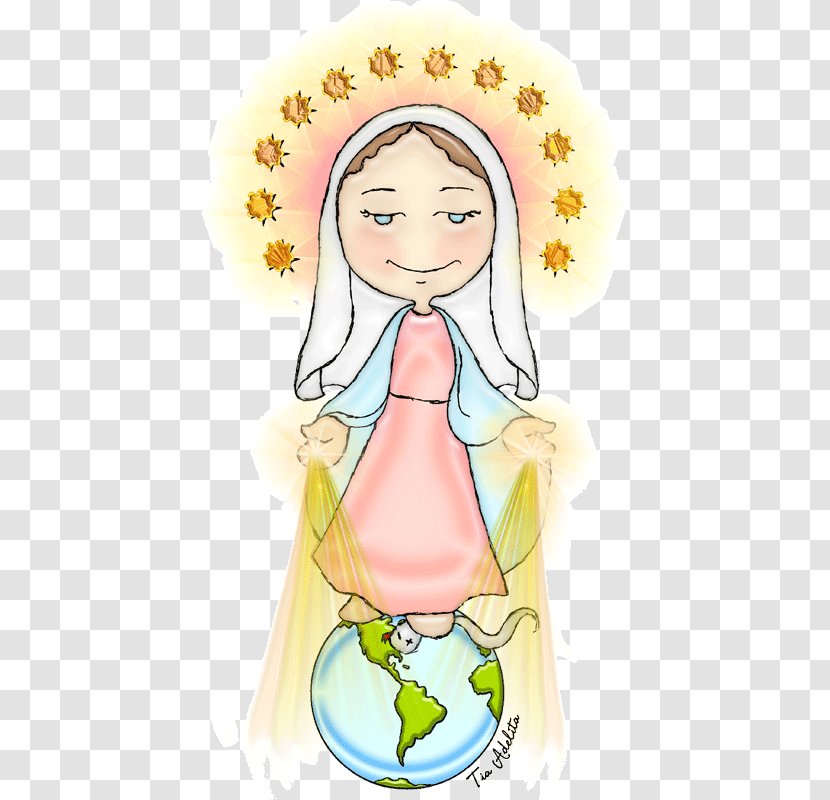 Our Lady Mediatrix Of All Graces Guadalupe Aparecida Drawing Painting - Watercolor - Nossa Senhora De Transparent PNG