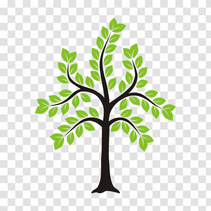 Sticker Tree Leaf Plant Stem Clip Art - Text Transparent PNG