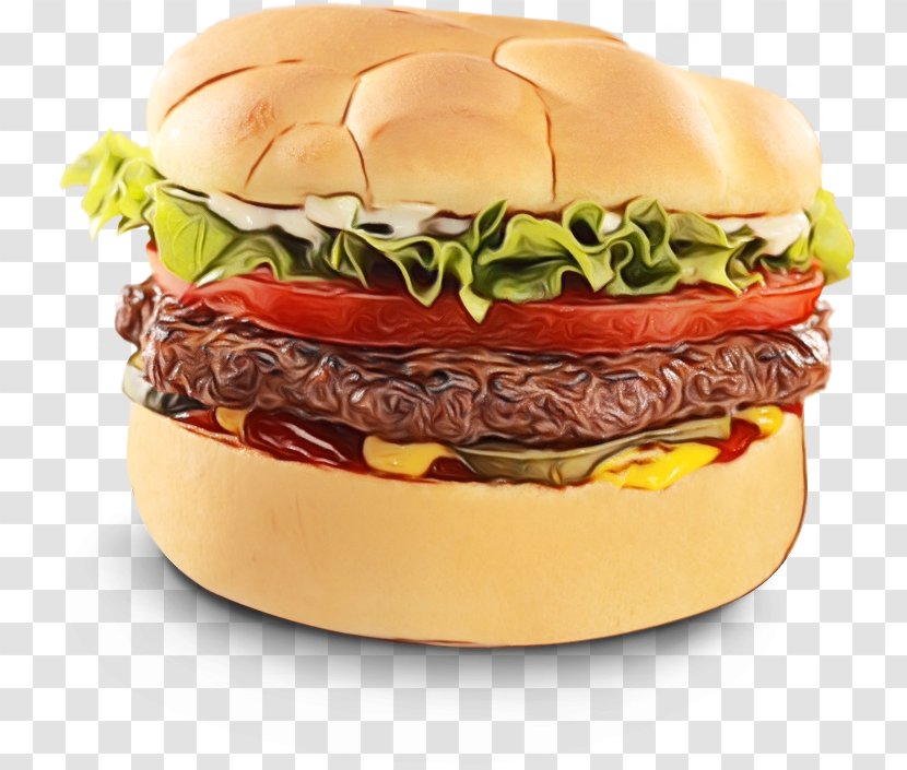 Junk Food Cartoon - Fast - Salmon Burger Panbagnat Transparent PNG