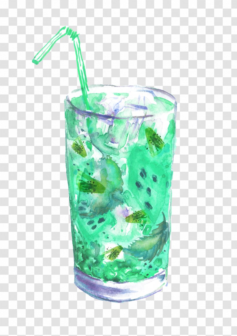 Juice Cocktail Drink Drawing Watercolor Painting - Decoration Transparent PNG