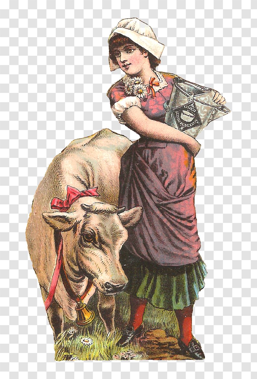 Cattle Milkmaid Milking Clip Art - Dairy - Maid Transparent PNG