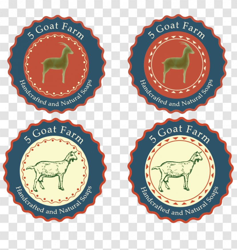 Bottle Cap Logo Circle Font - Badge - Goat Farm Transparent PNG
