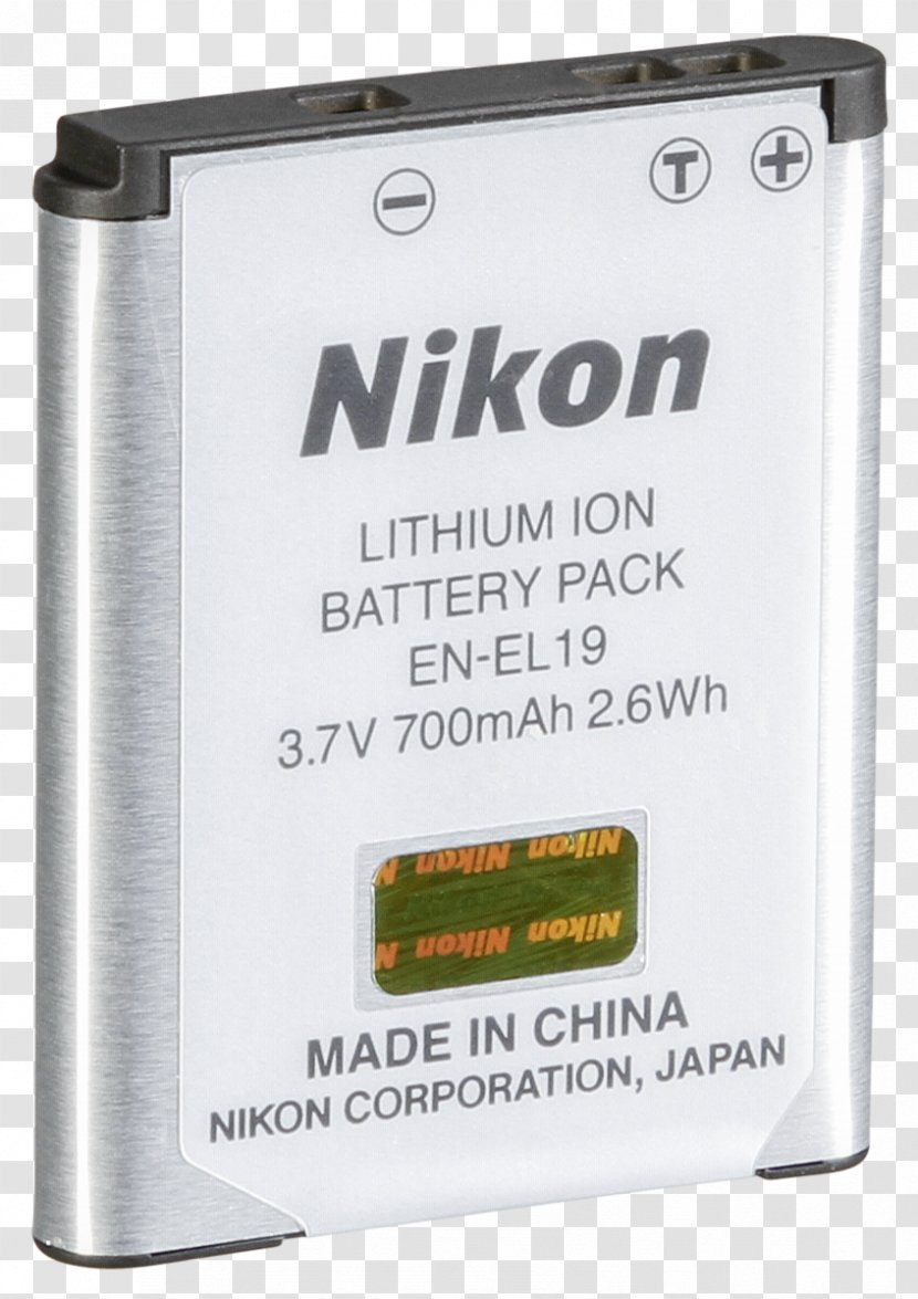 Electric Battery Nikon D750 Charger Coolpix S3100 Lithium-ion - Technology - Camera Transparent PNG