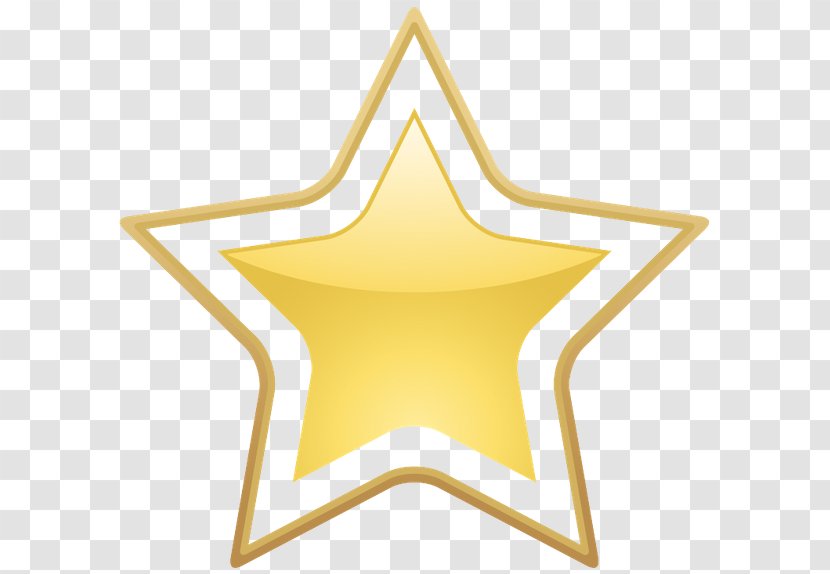 Star Yellow Symbol Transparent PNG