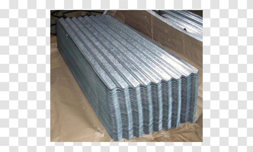 Corrugated Galvanised Iron PPGI Galvanization Sheet Metal Steel - Architectural Engineering Transparent PNG