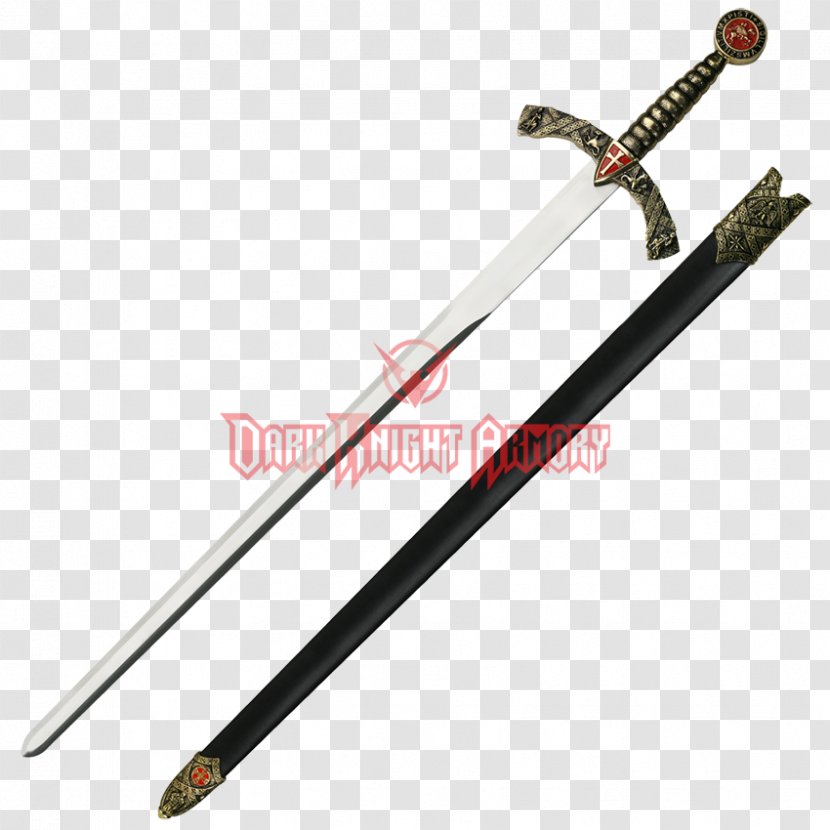 Types Of Swords Weapon Knight Middle Ages - Sword Transparent PNG