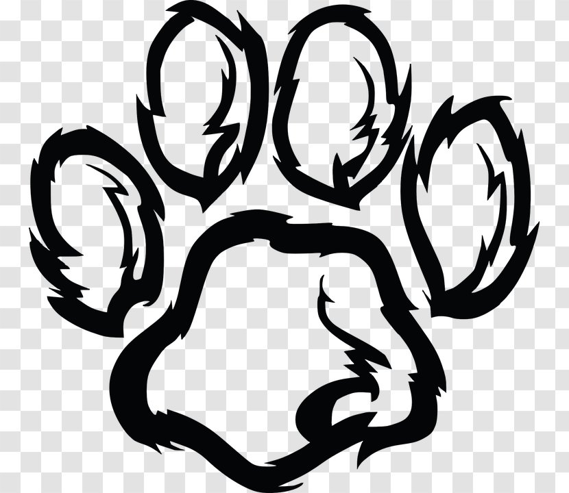 Wildcat Paw Tiger Clip Art - Silhouette Transparent PNG