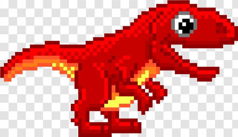 Dinosaur - Drawing - Red Transparent PNG