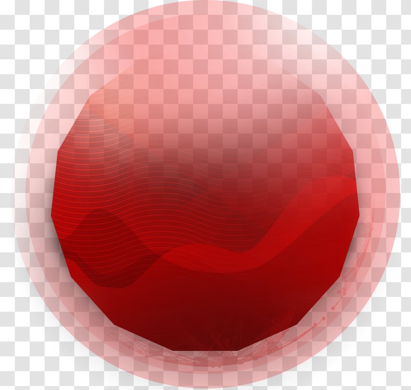 Product Design Sphere RED.M - Red - Roll Circle Transparent PNG