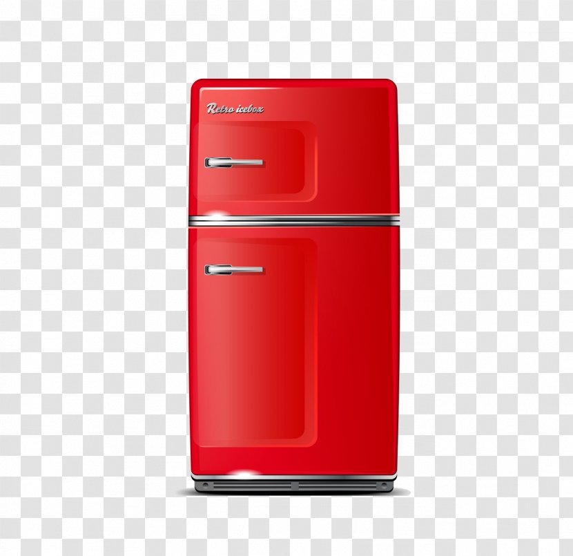 Refrigerator Home Appliance Euclidean Vector - Major Transparent PNG