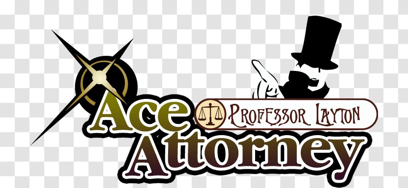 Ace Attorney Investigations 2 Logo Translation Brand - Professor Layton And The Miracle Mask Transparent PNG