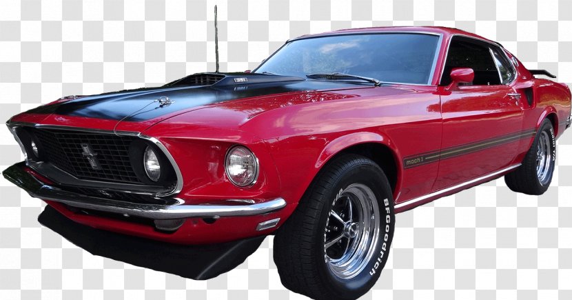 Sports Car Ford Mustang Mach 1 Boss 429 - Model - Muscul Transparent PNG