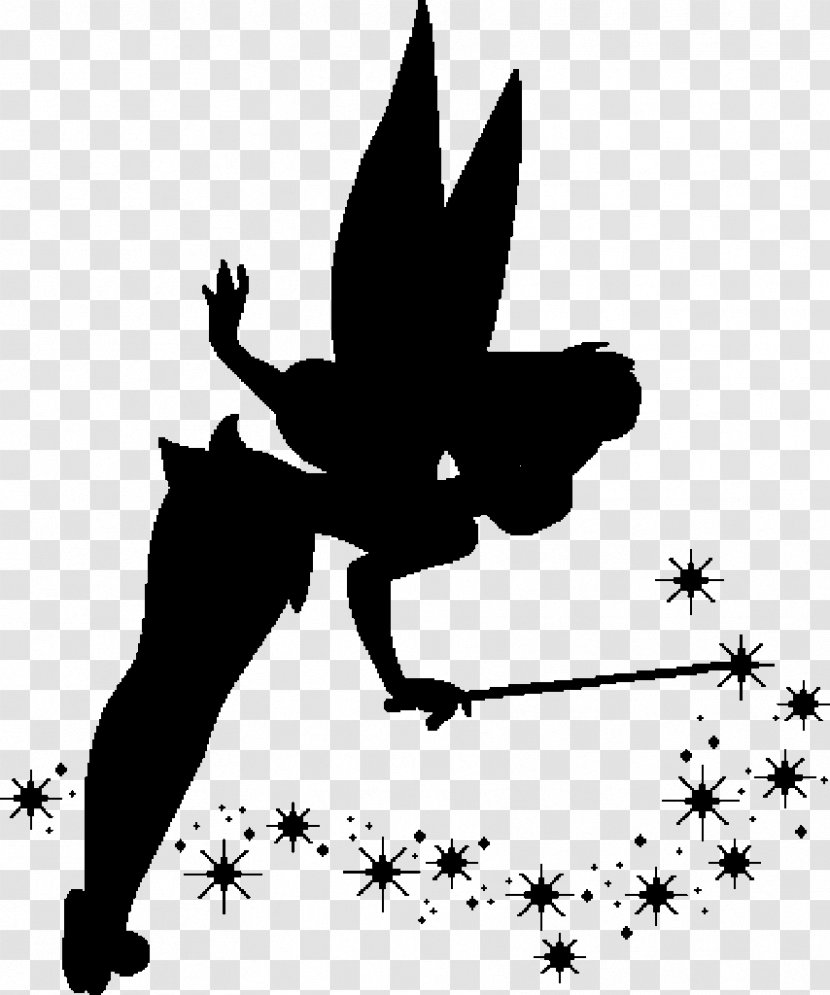 Tinker Bell Ariel Peeter Paan Peter Pan Silhouette - Visual Arts - Tinkerbell Transparent PNG