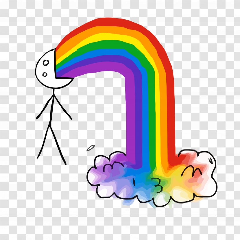 Vomiting Rainbow Puke Itch.io - Game - Rainbows Transparent PNG