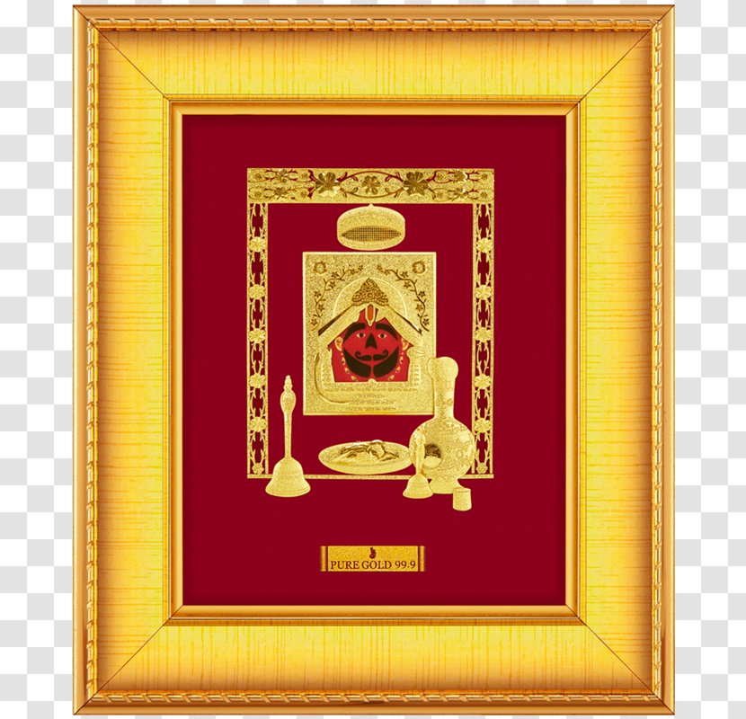 Shree Durgaparameshwari Temple, Kateel Picture Frames Temples Of Karnataka Gold - Fineness Transparent PNG