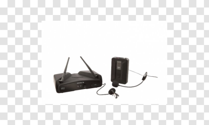 Wireless Microphone Radio Receiver Headset - Silhouette Transparent PNG