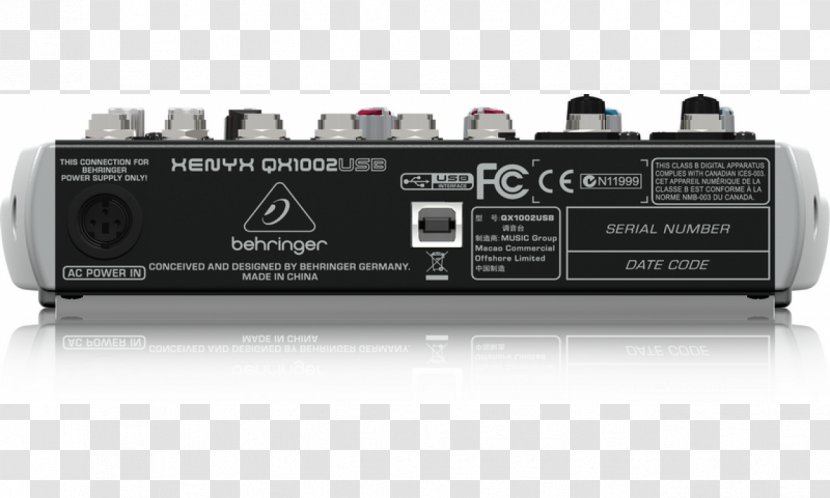 Microphone Audio Mixers Behringer Xenyx 302USB Q1202USB Mixer - Heart Transparent PNG