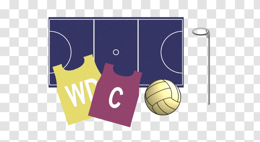 Offside Logo American Football Brand - Netball Court Transparent PNG