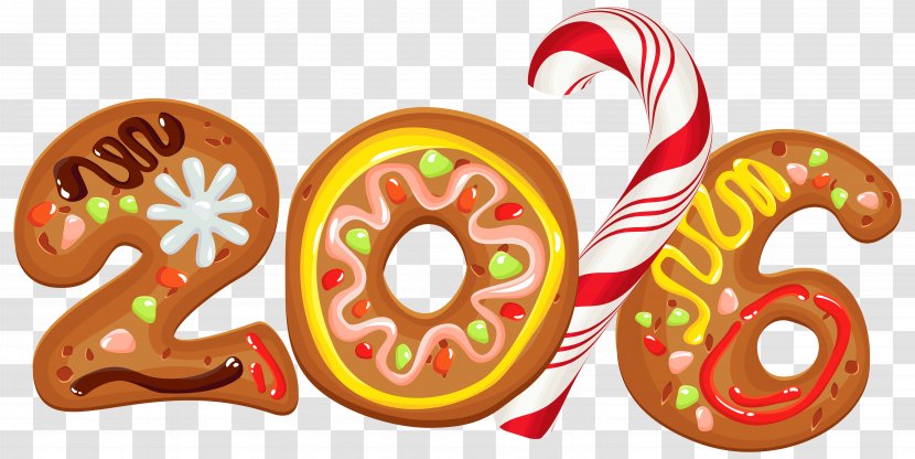 Christmas New Year's Day Holiday Wish - Santa Claus - 2016 Cookie Style PNG Clipart Image Transparent PNG