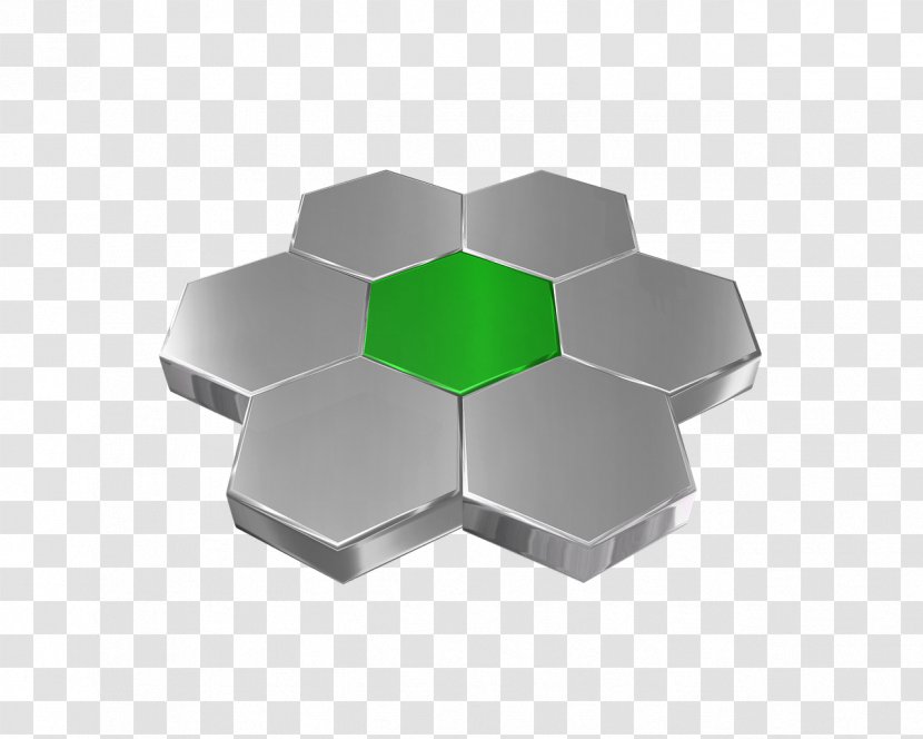 Hexagonal Tiling Metal Angle - Polygon Transparent PNG