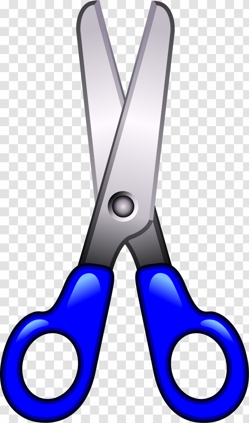 Cartoon School Pencil - Hair Shear - Scissors Transparent PNG