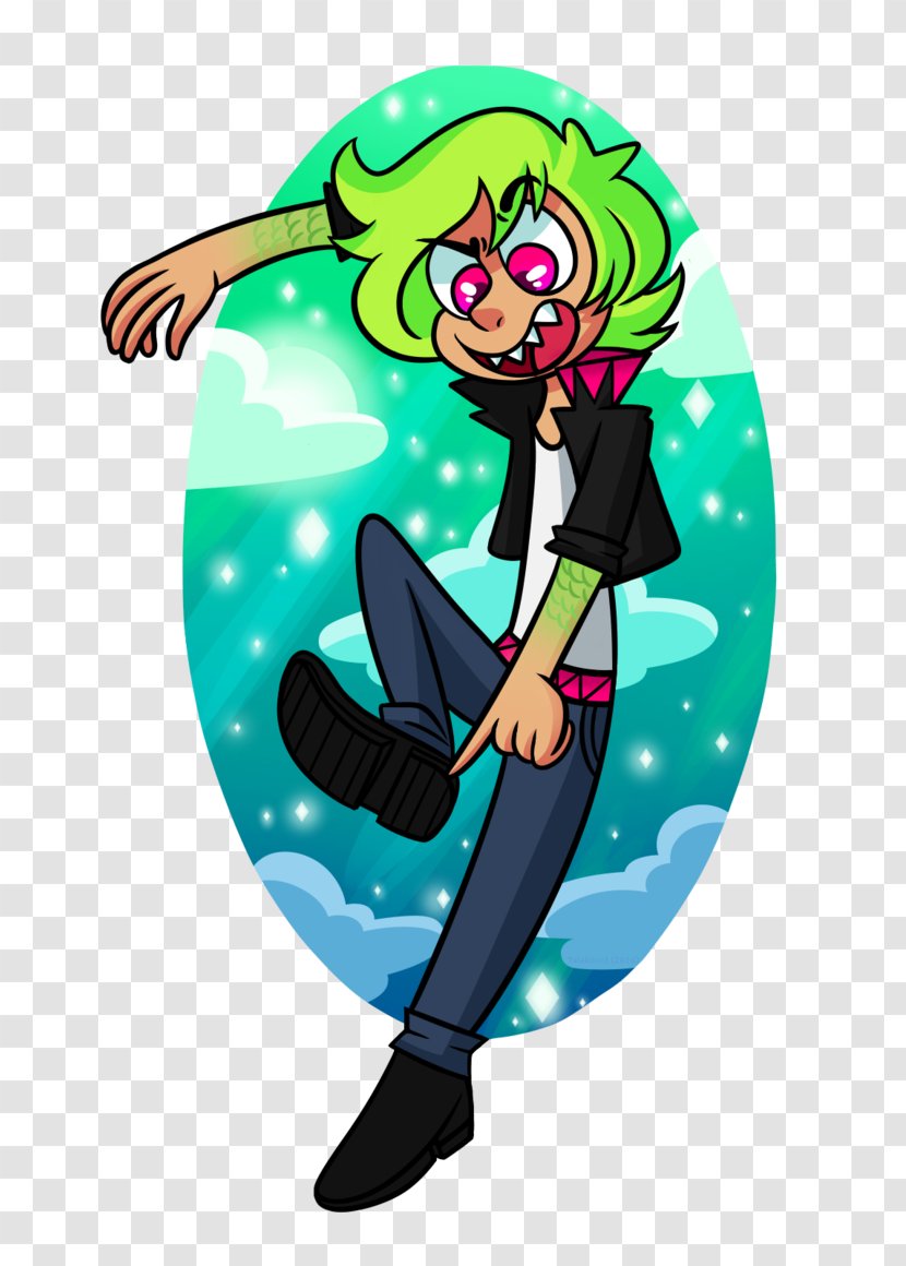 Green Legendary Creature Clip Art - Cartoon - Joey Wheeler Transparent PNG