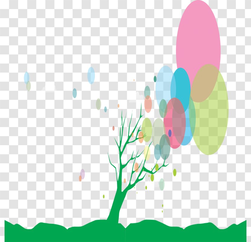 Green Euclidean Vector Gratis - Meadow - Trees Circle Transparent PNG