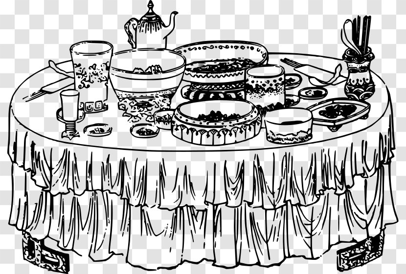 Buffet Table Matbord Clip Art - Eat Cake Transparent PNG