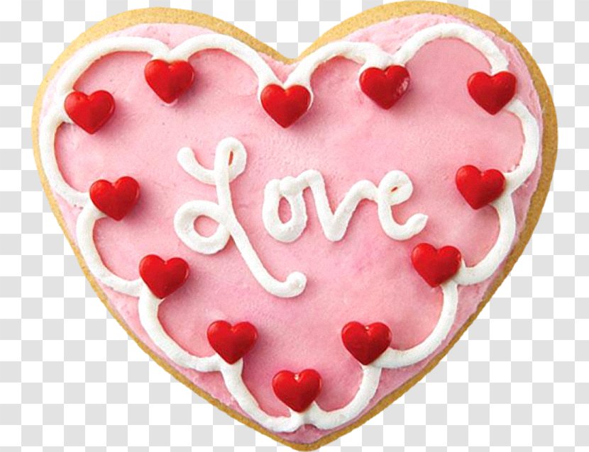 Torte Heart Biscuits Cake - Sugar Transparent PNG