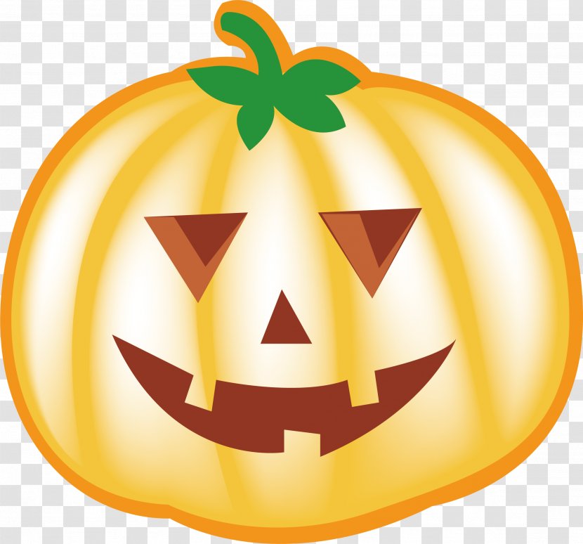 Pumpkin Jack-o'-lantern - Halloween - Png Vector Material Transparent PNG