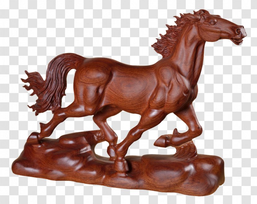 Wood Carving Handicraft Horse - Art Transparent PNG