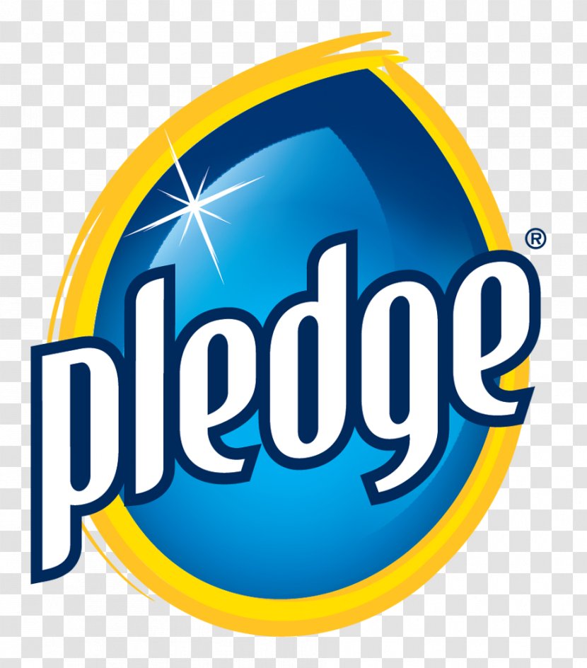 Logo Pledge Brand S. C. Johnson & Son - Yellow - Text Transparent PNG