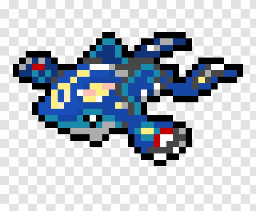 Groudon Minecraft Kyogre Pixel Art - Technology Transparent PNG