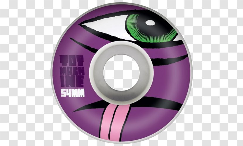 Compact Disc Wheel Purple Toy Machine - Data Storage Device - Street With Nature Transparent PNG