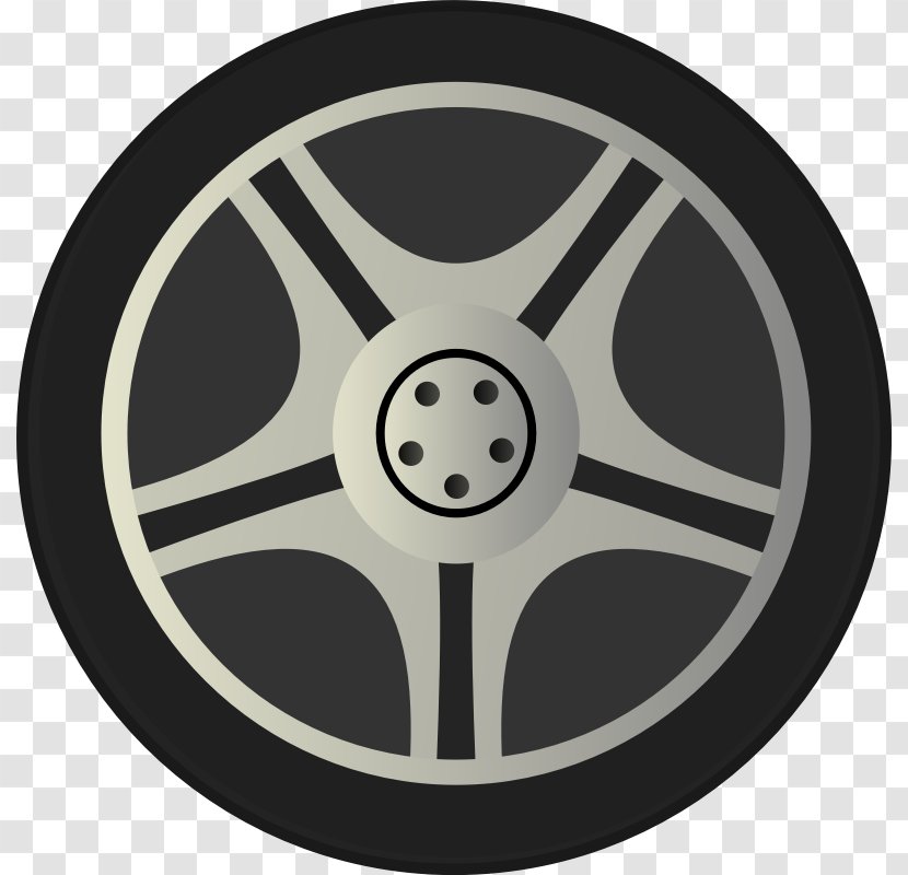 Car Wheel Tire Clip Art - Automotive System - Image Transparent PNG