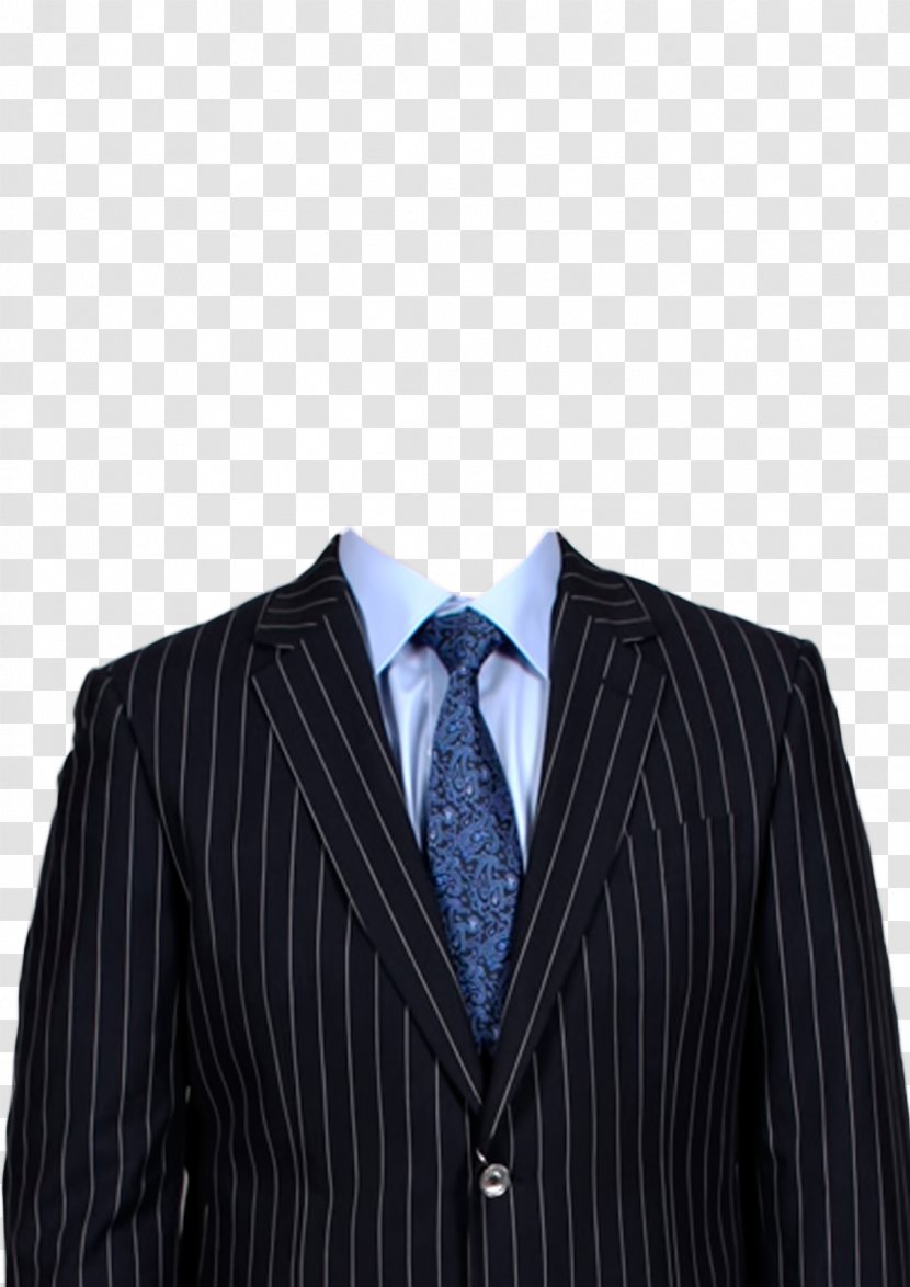 Blazer Suit Shirt Tuxedo Necktie - Cobalt Blue Transparent PNG