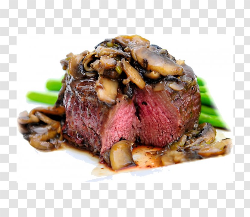 Filet Mignon Steak Recipe Beef Tenderloin Dinner - Searing - Cooking Transparent PNG
