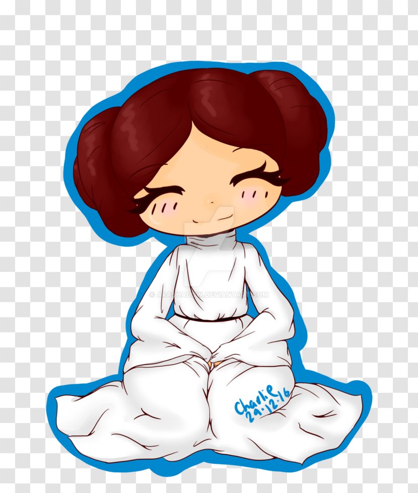 Leia Organa Luke Skywalker Anakin Clip Art - Cartoon - PRINCESS LEIA Transparent PNG