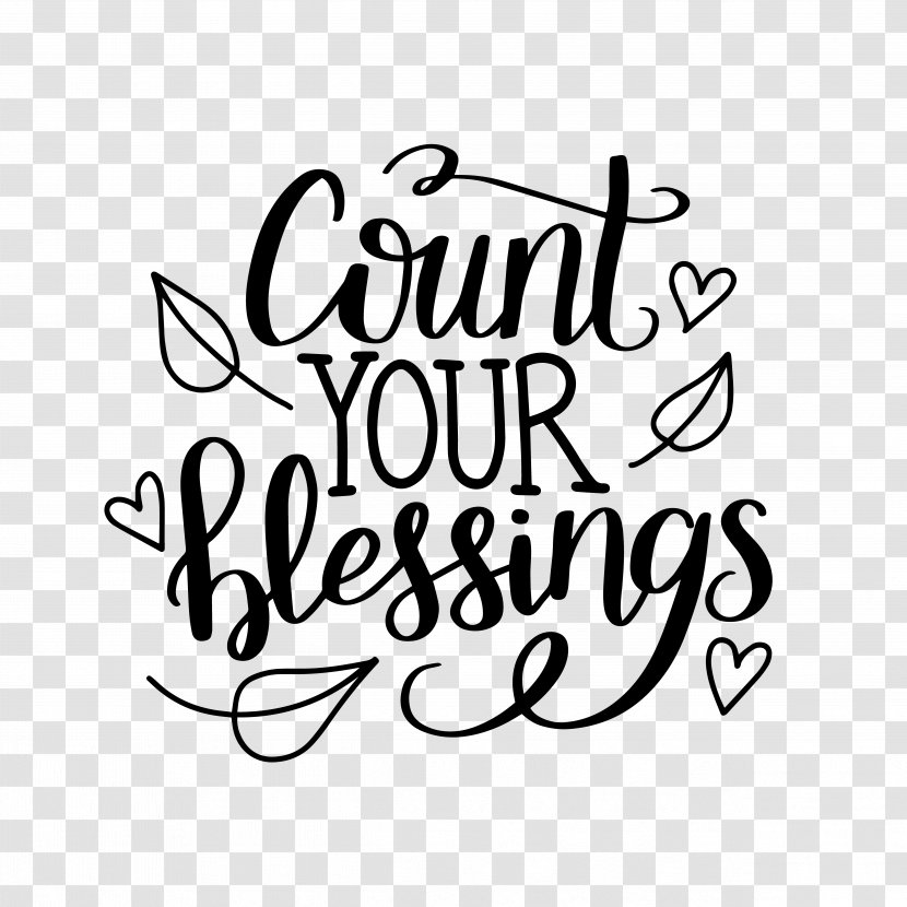 Count Your Blessings Clip Art - Drawing - Blessing Transparent PNG